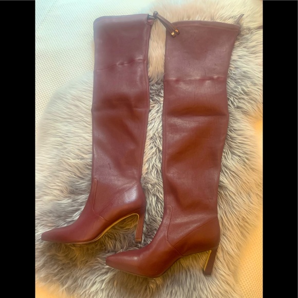 Never Worn Stuart Weitzman Over the Knee Boots 6.5 - Picture 1 of 7